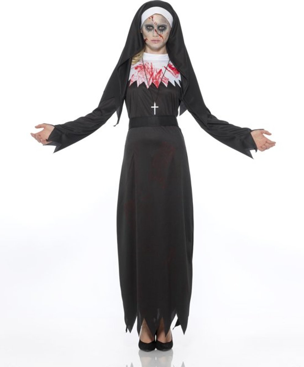 Halloween kostuum | Zombie verpleegster | Verpleegster met bloed | Maat M